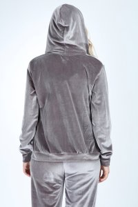 Taşsız Vizon Bol Paça Kadife Takım